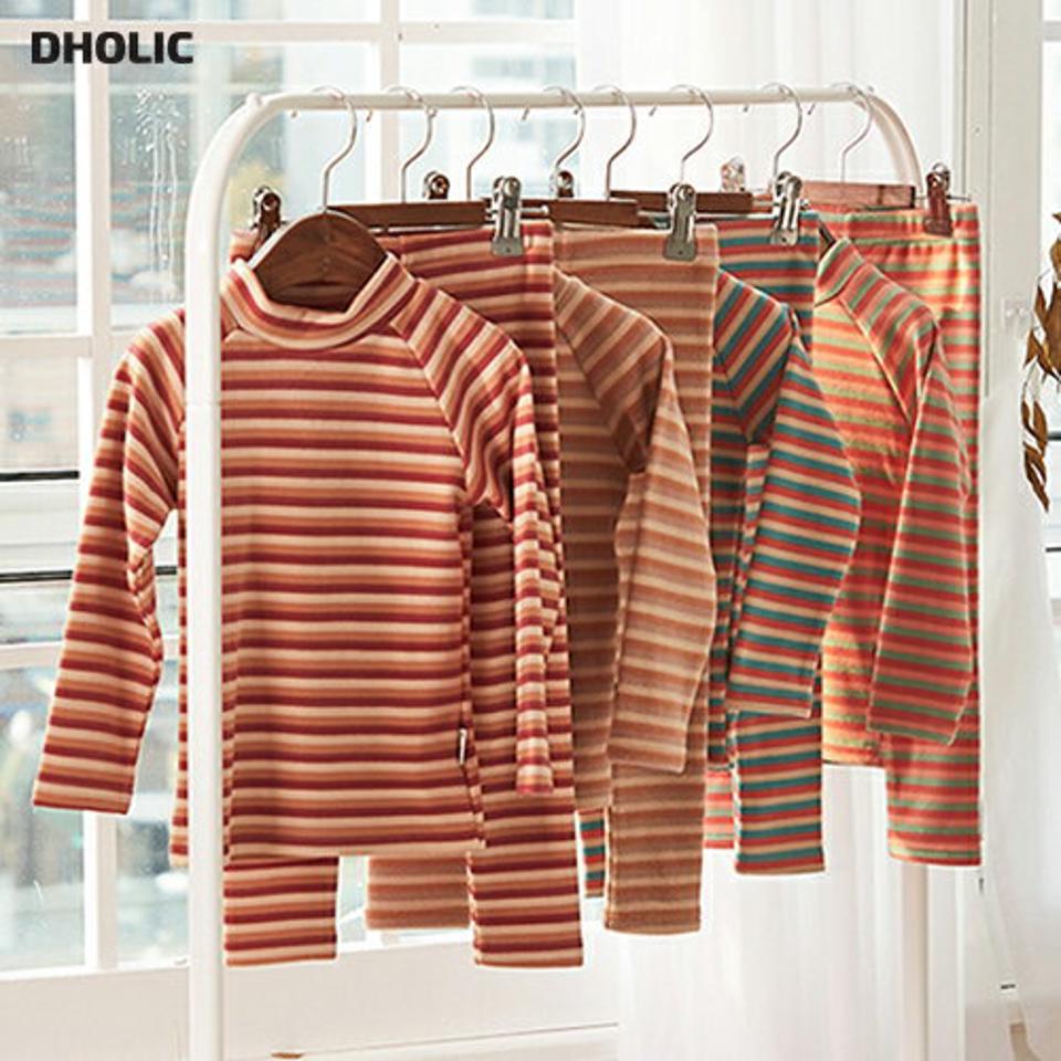 【キッズ30%OFF】ミックスボーダールームウェア上下SET(junior)・u10741 キッズ【9~17才】【uw】【パジャマ 部屋着 ルームウェア 上下 セット set トップス 長袖 パンツ ズボン ボーダー柄 女の子 男の子 韓国 韓国子供服 子供 こども 子供服 こども服】【KIDS】