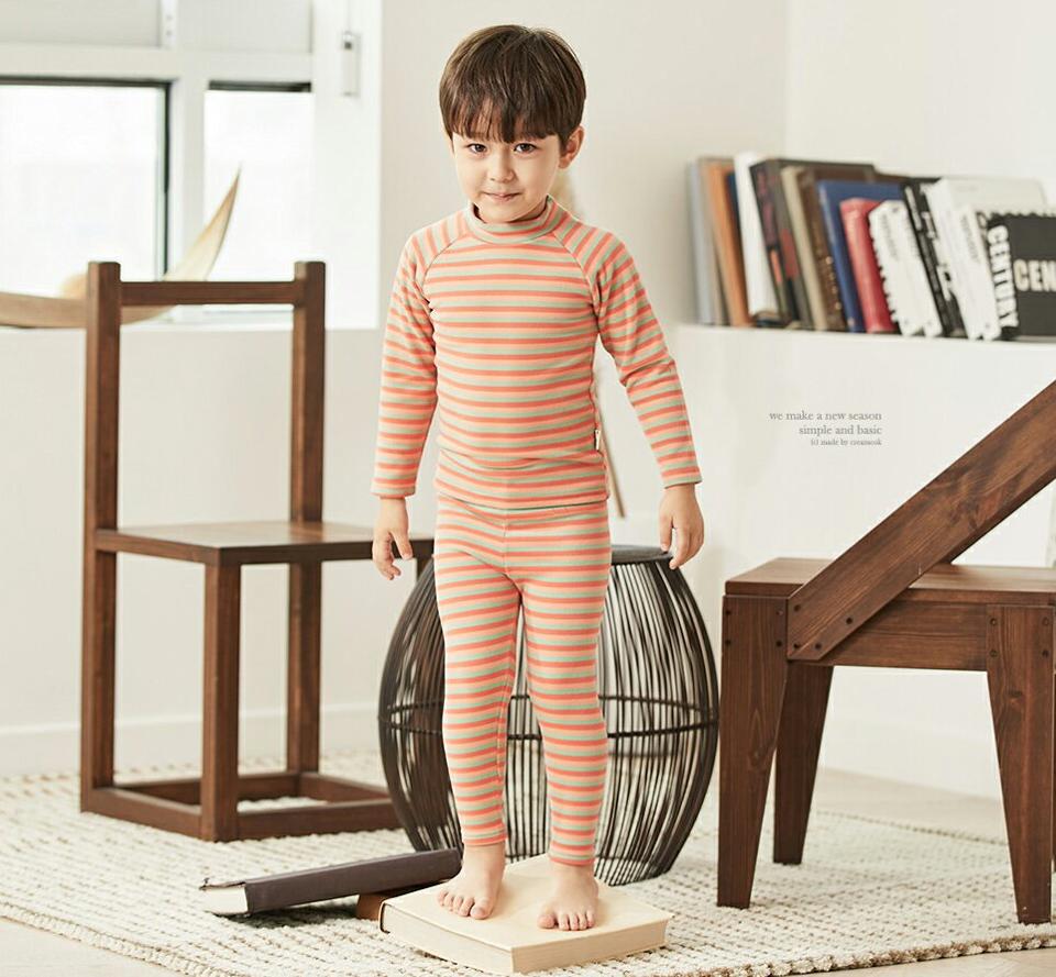 【キッズ30%OFF】ミックスボーダールームウェア上下SET(junior)・u10741 キッズ【9~17才】【uw】【パジャマ 部屋着 ルームウェア 上下 セット set トップス 長袖 パンツ ズボン ボーダー柄 女の子 男の子 韓国 韓国子供服 子供 こども 子供服 こども服】【KIDS】