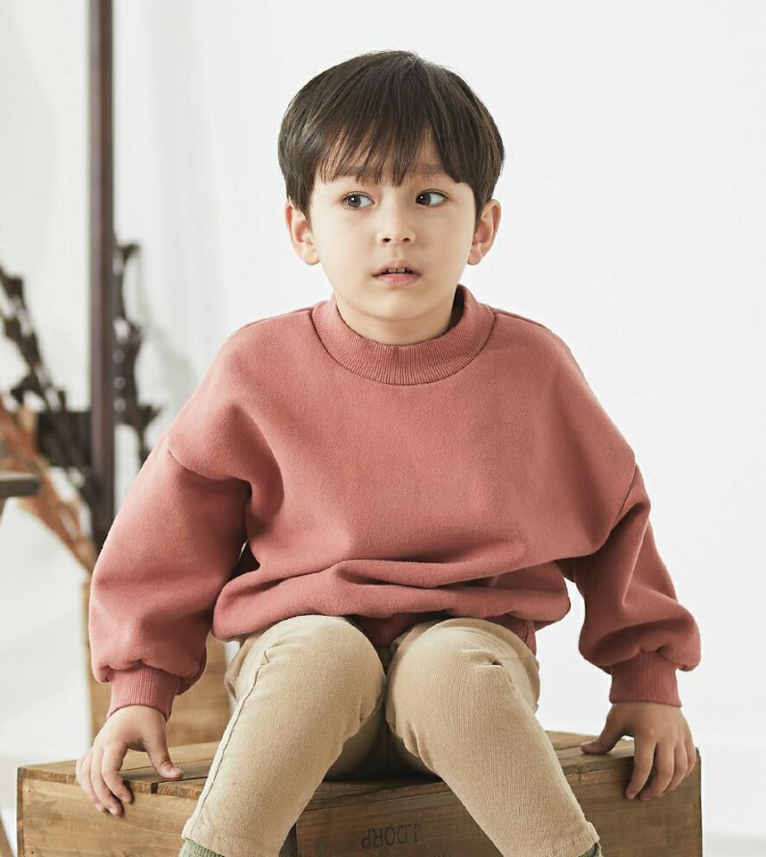 【キッズ30%OFF】裏起毛コットンスウェット(junior)・u10716 キッズ【9~17才】【tops】【トップス スウェット トレーナー 長袖 コットン 綿 裏起毛 単色 無地 シンプル カジュアル ラフ 女の子 男の子 冬 韓国 韓国子供服 子供 こども 子供服 こども服】【KIDS】