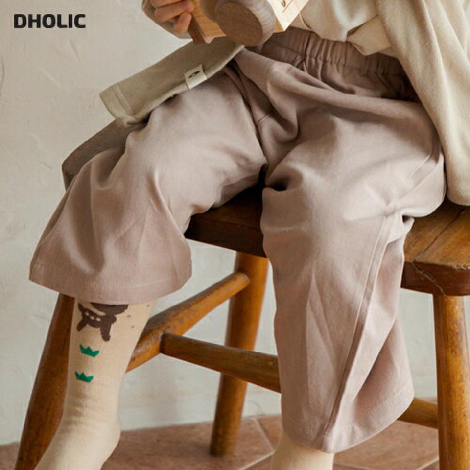 ウエストゴムパンツ p008595 キッズ 【0~2才】【pt】【韓国 ファッション ボトムス パンツ ロング ワイド ルーズ ゆったり 無地 コットン100 女の子 男の子 デイリーキッズ 子供 子供用 ベビー 赤ちゃん ベビー用 赤ちゃん用 出産祝い 秋 冬】【KIDS】