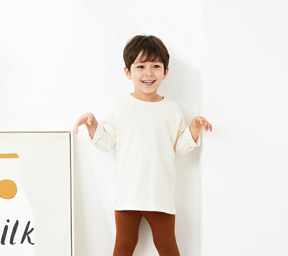 【キッズ30%OFF】サイドスリットコットンTシャツ(junior)・u10806 キッズ【9~17才】【tops】【トップス Tシャツ 長袖 単色 無地 シンプル カジュアル コットン 綿 スリット ベーシック ラフ 女の子 男の子 秋 冬 韓国 韓国子供服 子供 こども 子供服 こども服】【KIDS】
