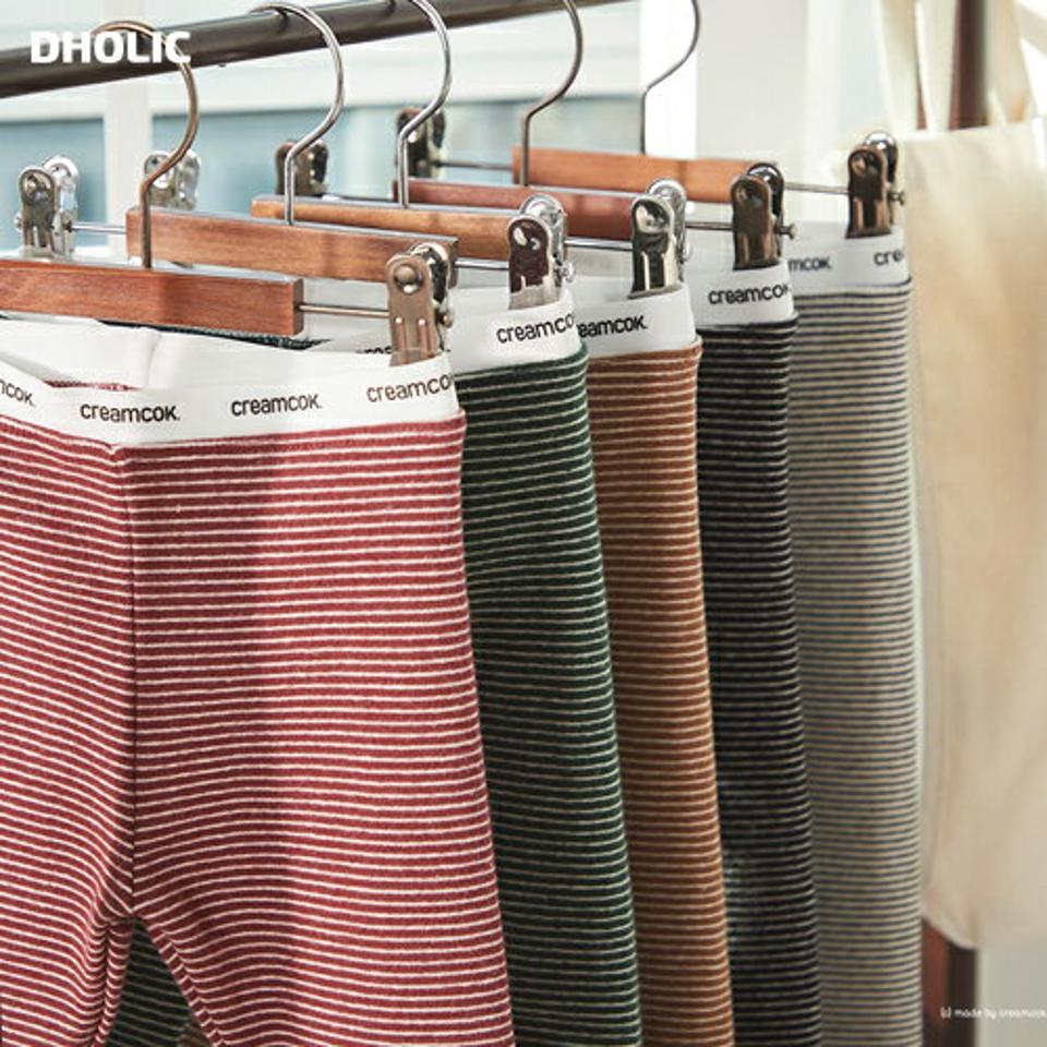 起毛ロゴウエストボーダーレギンス(kids)・u10715 キッズ 【3~8才】【pt】【韓国 ファッション ボトムス レギンス スパッツ パンツ ロング 伸びる ストレッチ 男の子 女の子 保温 パターン 柄 キッズ 子供 子供服 幼稚園 通学 通園 低学年 秋 冬】【KIDS】