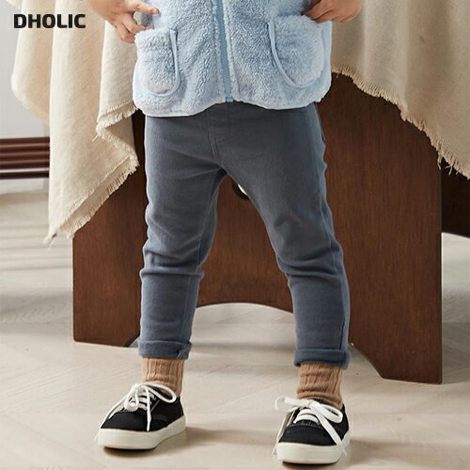 【キッズ30%OFF】裏起毛スリムパンツ(kids)・u10742 キッズ【3~8才】【pt】【パンツ ズボン ロングパンツ 長ズボン スリム 裏起毛 単色 無地 シンプル カジュアル ラフ 女の子 男の子 冬 韓国 韓国子供服 子供 こども 子供服 こども服】【KIDS】