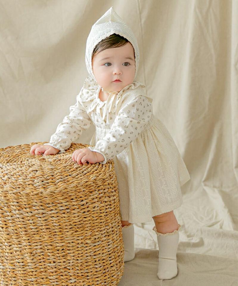 コットンレーススカート p008848 キッズ 【0~2才】【sk】【韓国 ファッション ボトムス スカート フレア Aライン レース セレモニー 撮影 お出かけキッズ 子供 子供用 ベビー 赤ちゃん ベビー用 赤ちゃん用 出産祝い 秋 冬】【KIDS】