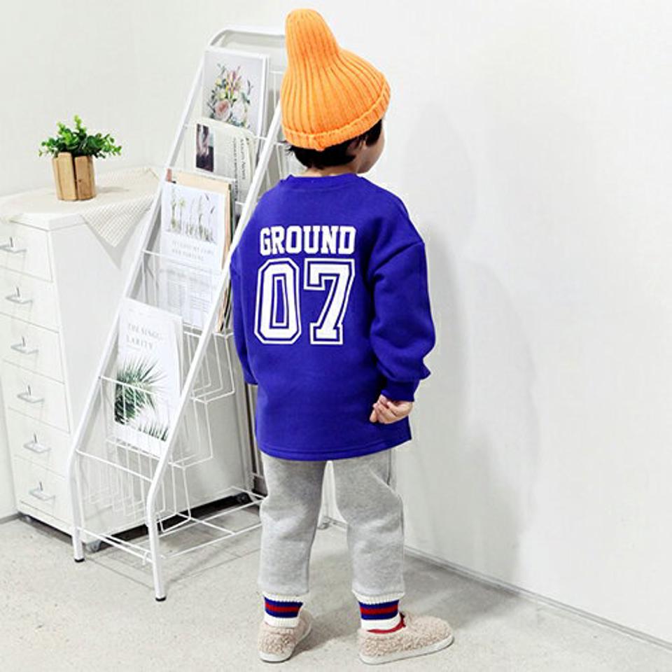 両起毛グラウンドスウェット上下SET・p010783 キッズ 【3~8才】【pt】【韓国 ファッション セットアップ スウェット トレーナー 長袖 ロング パンツ ジョガーパンツ 無地 女の子 男の子 キッズ 子供 子供服 幼稚園 通学 通園 低学年 秋 冬】【KIDS】