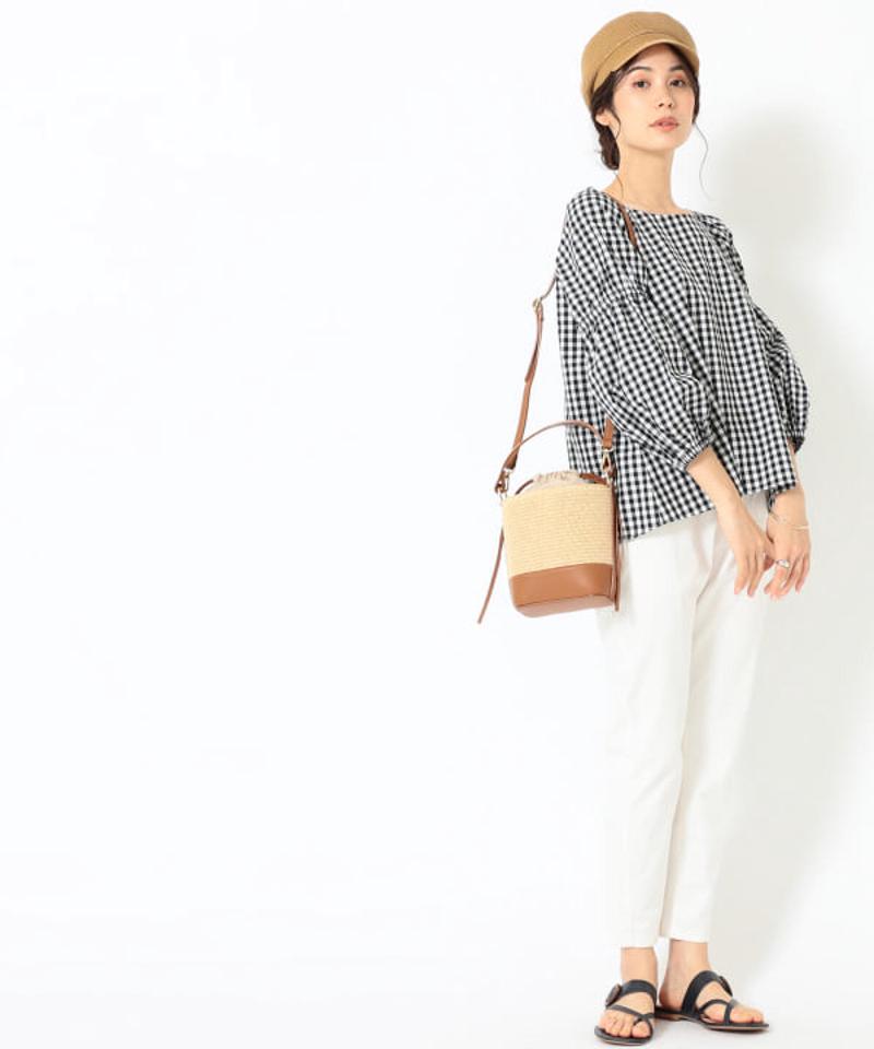 【InRed4月号掲載】B:MING by BEAMS / ボリューム袖 ブラウス 21SS