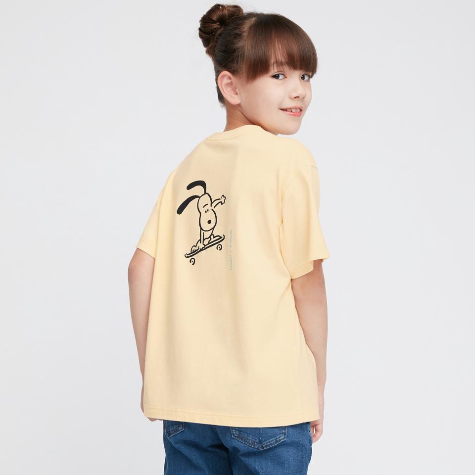 KIDS ピーナッツ × 長場雄 UT グラフィックTシャツ（半袖）