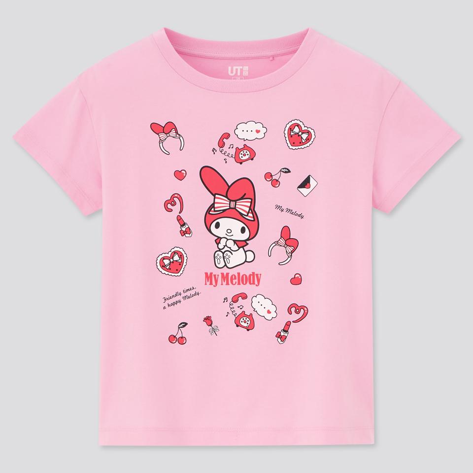 GIRLS サンリオ キャラクターズ : ア・デイ・インマイライフ UT グラフィックTシャツ（半袖）