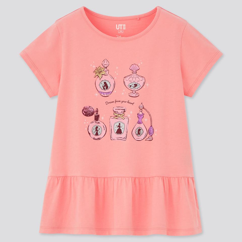 GIRLS ディズニー ヒロインズ & ビューティフル トレジャー UT グラフィックTシャツ（半袖）