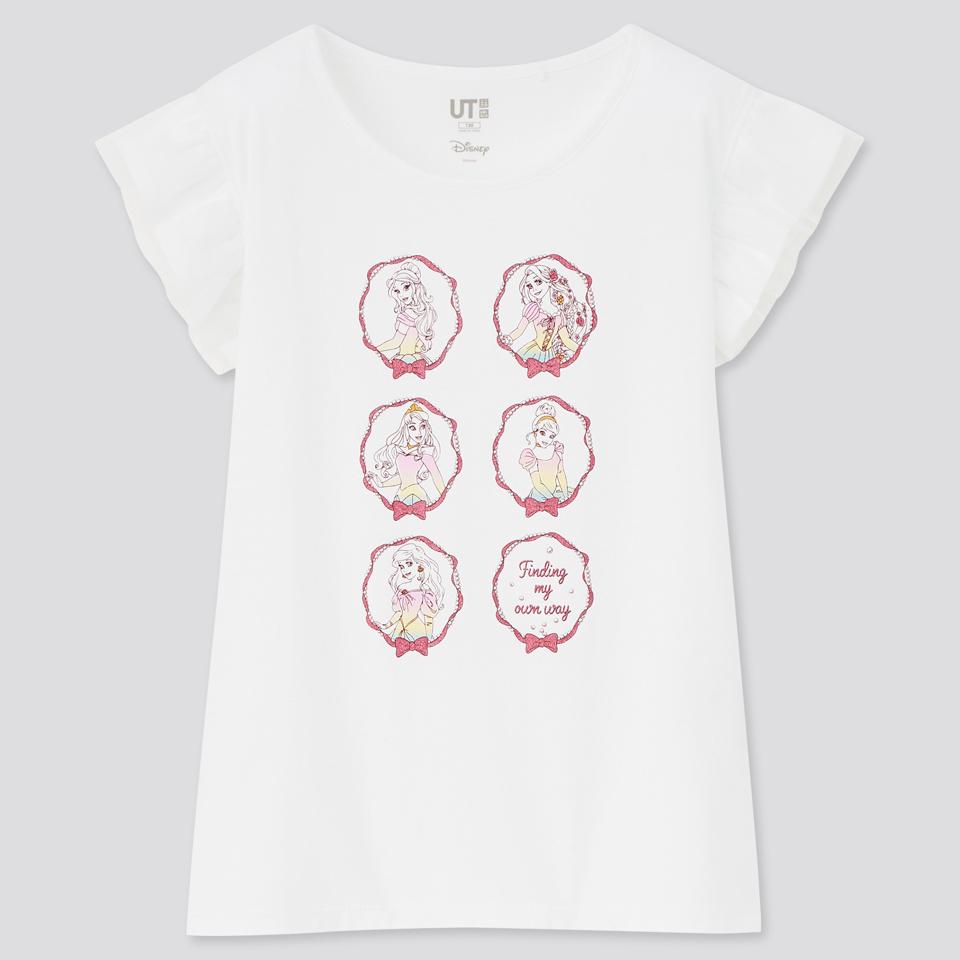 GIRLS ディズニー ヒロインズ & ビューティフル トレジャー UT グラフィックTシャツ（半袖）