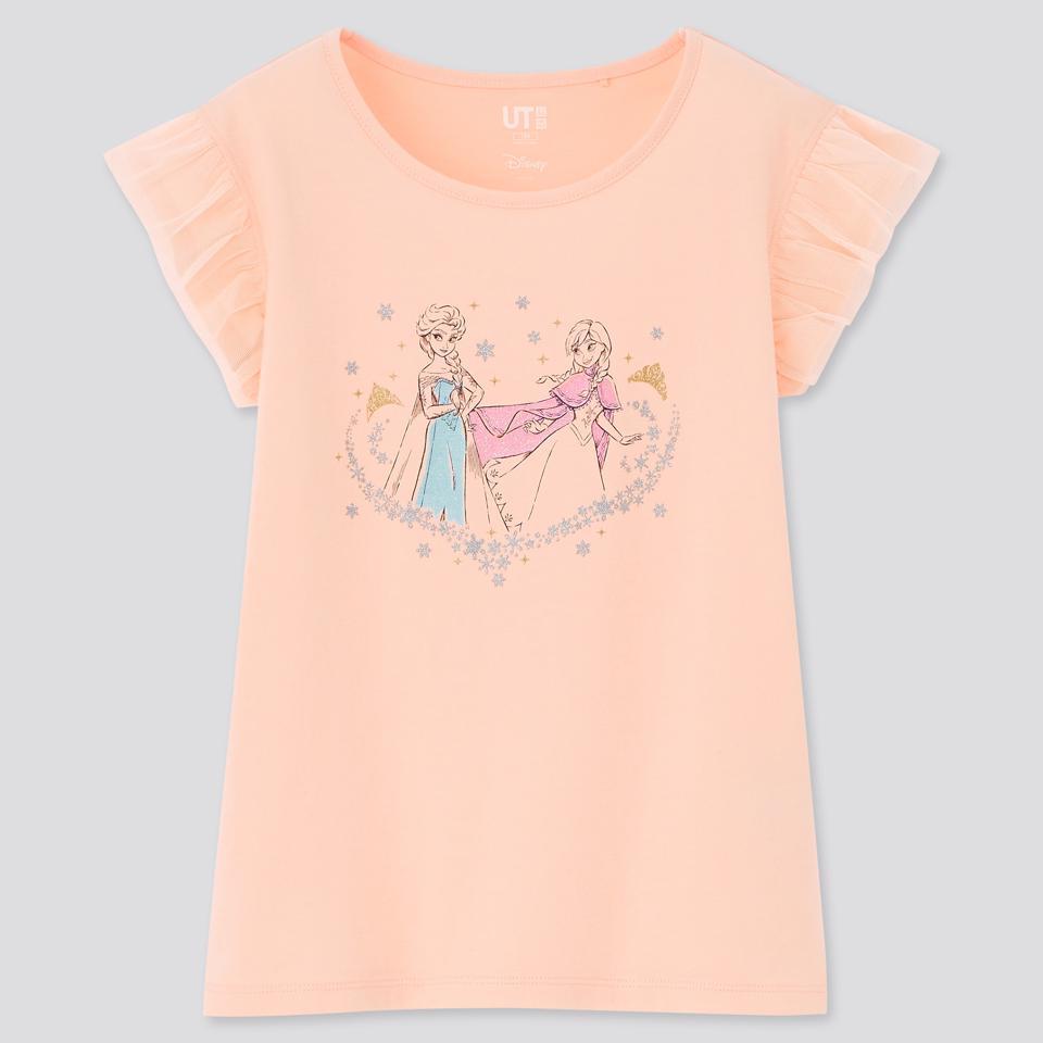 GIRLS ディズニー ヒロインズ & ビューティフル トレジャー UT グラフィックTシャツ（半袖）