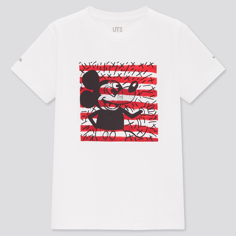 KIDS ミッキーマウス × キース・へリング UT（グラフィックTシャツ・半袖）