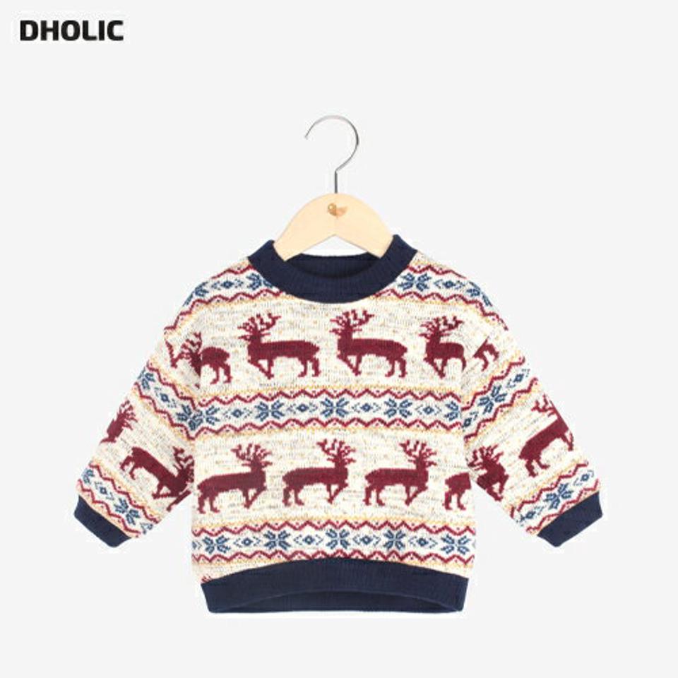 裏起毛ノルディックスウェット・p010857 キッズ【3~8才】【tops】【トップス スウェット トレーナー 長袖 ノルディック 柄 裏起毛 女の子 男の子 冬 韓国 韓国子供服 子供 こども 子供服 こども服】【KIDS】【WS】