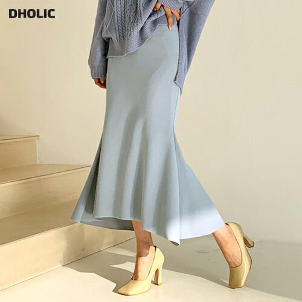 フレアスカート・全4色・t61417 レディース 【sk】【韓国 ファッション ボトムス スカート ロング ミモレスカート ミモレ丈 フレア Aライン パターン 柄 大人 エレガント おしゃれ着 カジュアル 秋 冬】