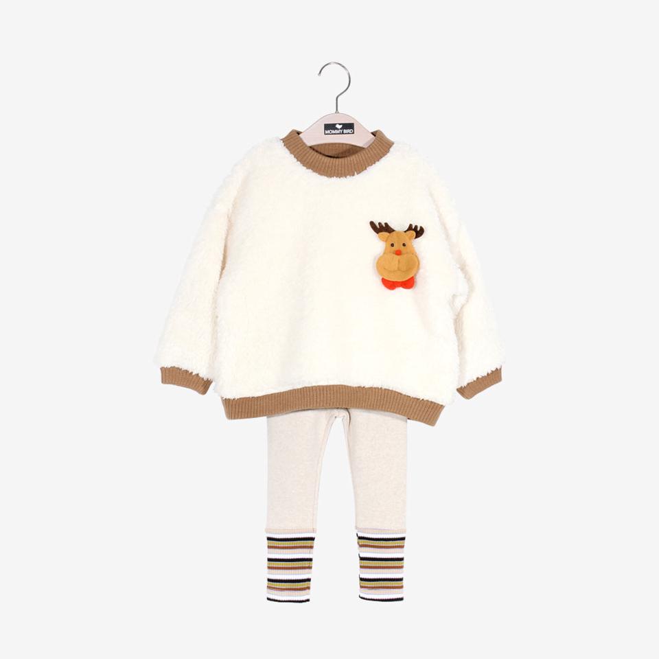 ミックスヘム裏起毛レギンス・p010873 キッズ【3~8才】【pt】【レギンス パンツ ズボン ロングパンツ 長ズボン 裏起毛 ボーダー柄 カジュアル ラフ 女の子 男の子 冬 韓国 韓国子供服 子供 こども 子供服 こども服】【KIDS】