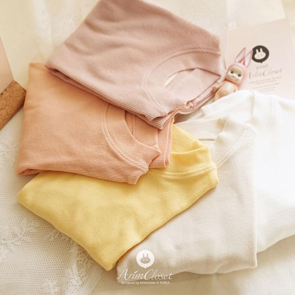 コットンソフトルームウェア上下SET・p010852 キッズ【0~2才】【uw】【部屋着 ルームウェア パジャマ 上下 セット set トップス 長袖 パンツ ズボン コットン 単色 無地 シンプル 女の子 男の子 韓国 韓国子供服 子供 こども 子供服 こども服】【KIDS】