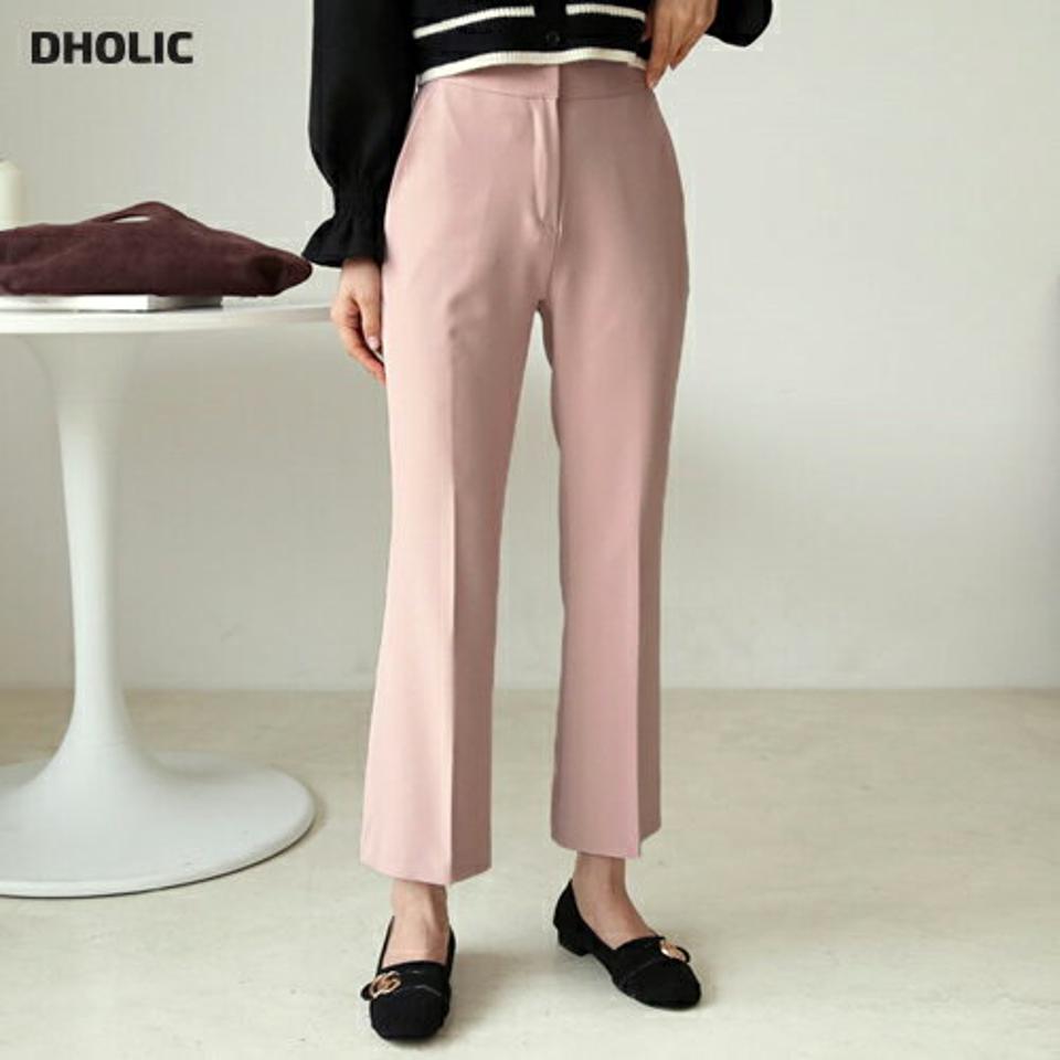 ブーツカットスラックス・全4色・t62562 レディース 【pt】【韓国 ファッション ボトムス パンツ スリム スラックス ストレッチ 美脚 大人 女の子 無地 冬パンツ 秋パンツ ストレート 細身 タイト ハイウエスト カジュアル 秋 冬】