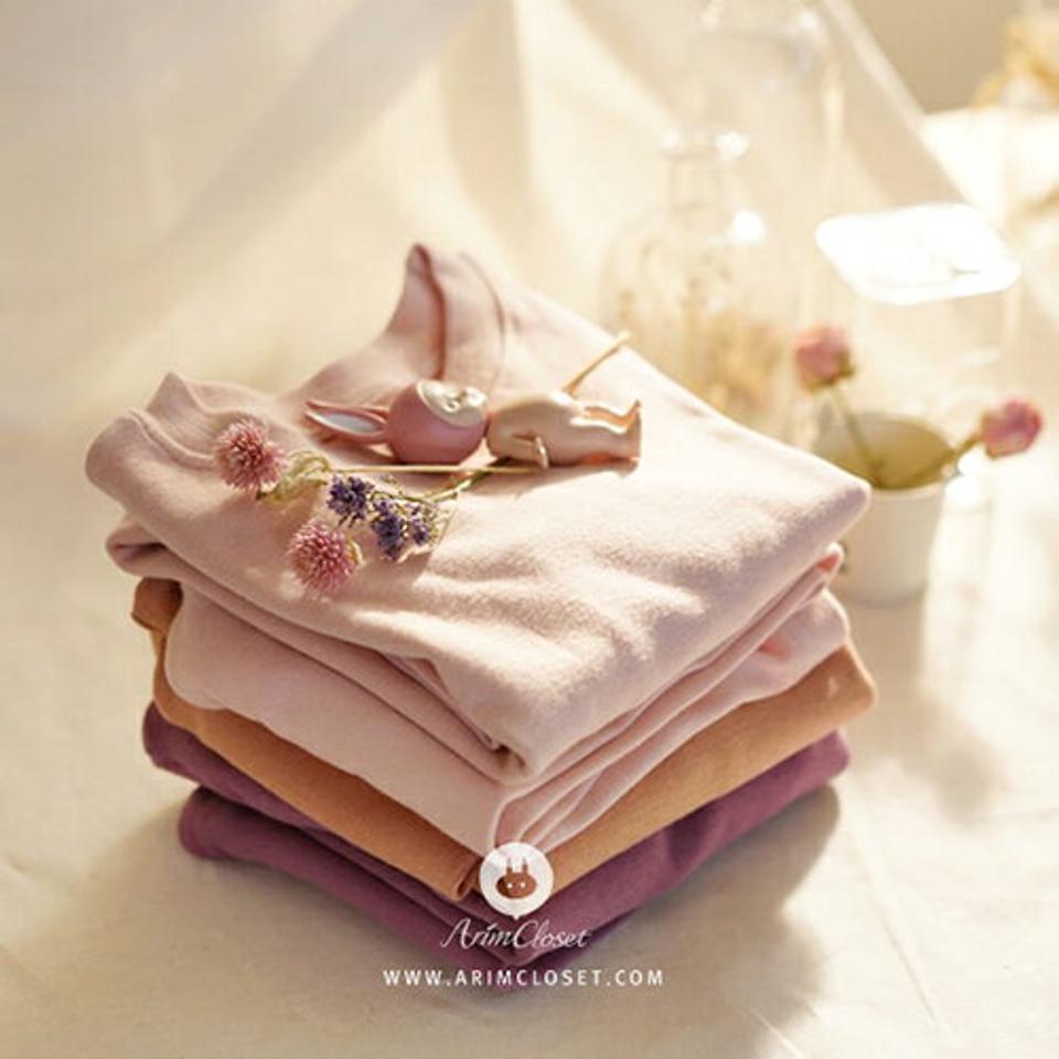 コットンルームウェア上下SET p010849 【0~2才】【uw】【韓国 ファッション パジャマ セットアップ Tシャツ ボタン パンツ 長袖 ロング インナー 下着 肌着 新生児子供 子供用 ベビー 赤ちゃん ベビー用 赤ちゃん用 出産祝い 秋 冬】【KIDS】