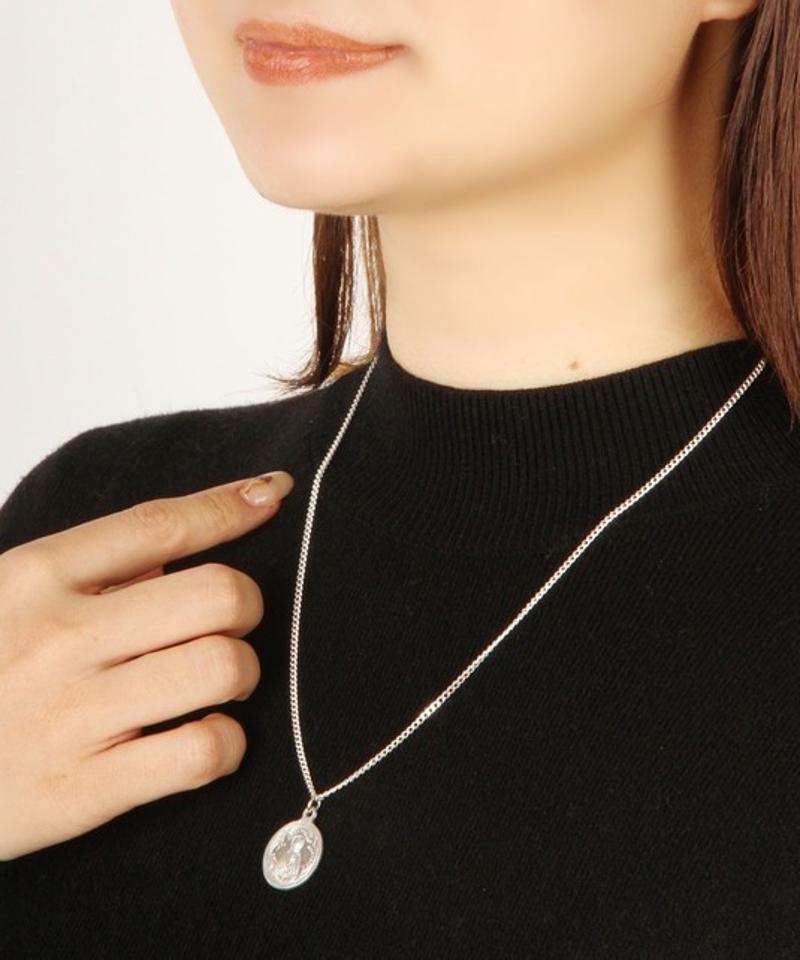【フランスヴィンテージメダイ】シルバー925 聖ヨセフメダイネックレス