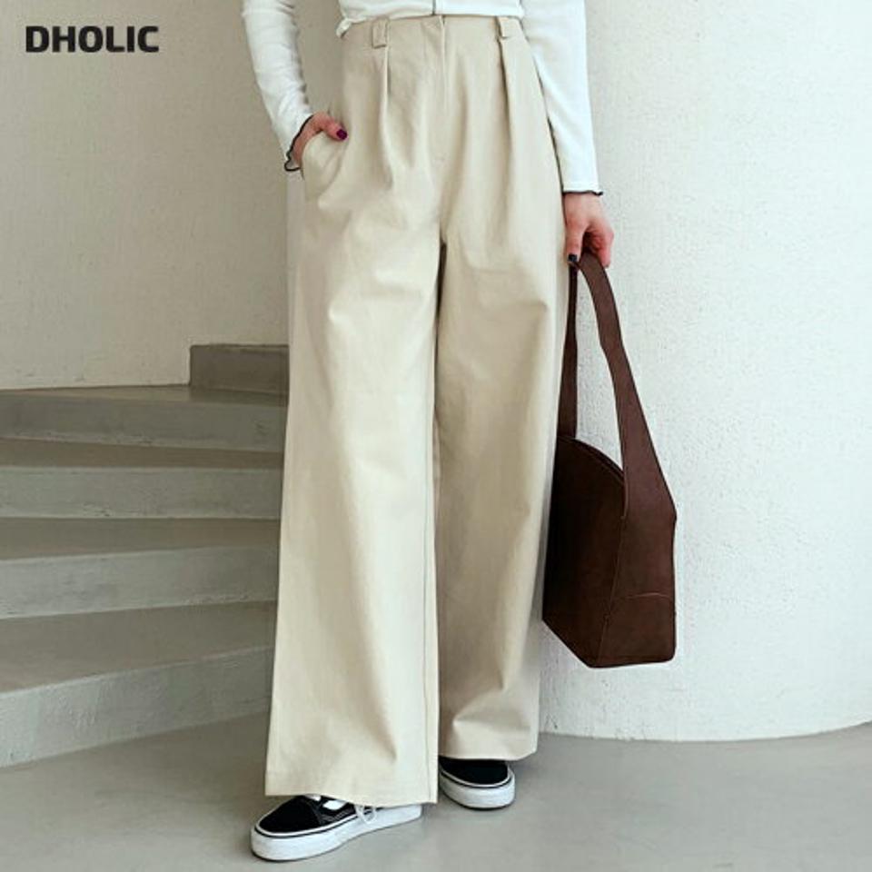 ボリュームパンツ・全2色・t62613 レディース 【pt】【韓国 ファッション ボトムス パンツ ボリューム ファスナー ウエストゴム サイドポケット ワンタック ハイウエスト 無地 体型カーバー カジュアル 秋 冬】