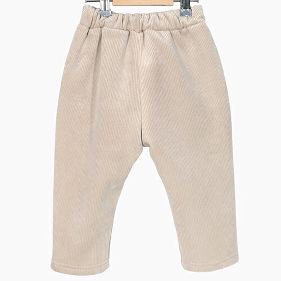 ファー裏地ポケットリブパンツ・p010875 キッズ【3~8才】【pt】【パンツ ズボン ロングパンツ 長ズボン リブ リブパンツ 単色 無地 シンプル カジュアル 冬 女の子 男の子 韓国 韓国子供服 子供 こども 子供服 こども服】【KIDS】【WS】