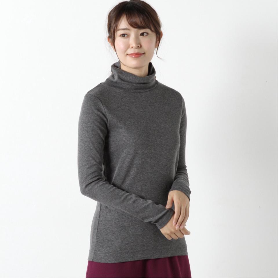 【３／２７販売終了】もちもちタートルネックプルオーバー