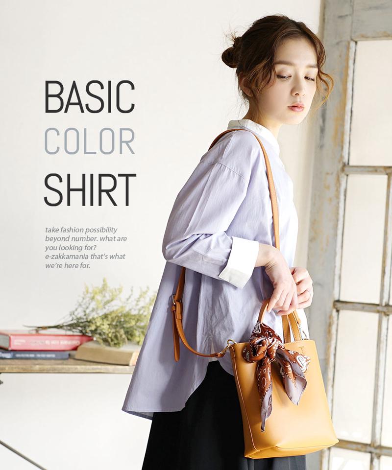 シャツ トップス / トップス ブラウス シャツブラウス 長袖 スタンドカラー ノーカラー バンドカラー 綿100％ コットン ゆったり 夏 【メール便可22】◆zootie（ズーティー）：綿 タイプライター クレリックシャツ