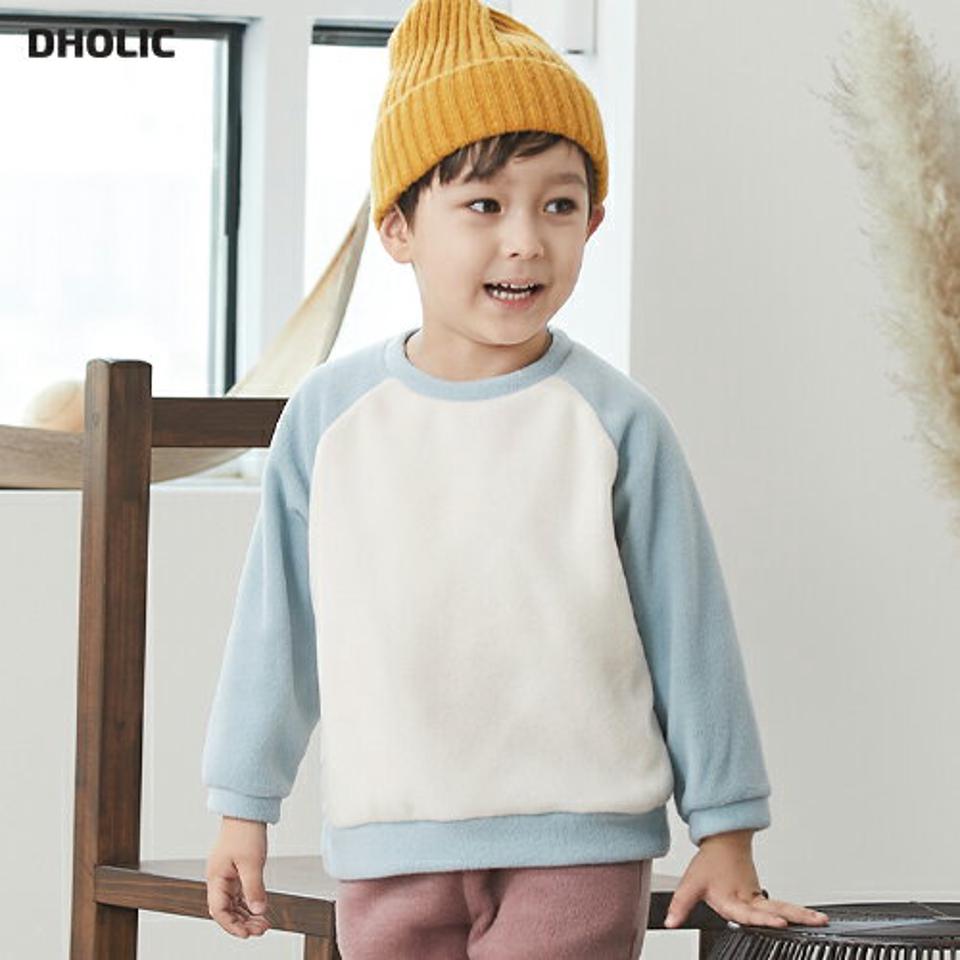 裏起毛ラグランソフトスウェット(kids)・u10708 キッズ 【3~8才】【tops】【韓国 ファッション トップス スウェット トレーナー 長袖 女の子 男の子 Tシャツ デイリー ベーシック ルーズ ゆったり キッズ 子供 子供服 幼稚園 通学 通園 秋 冬】【KIDS】