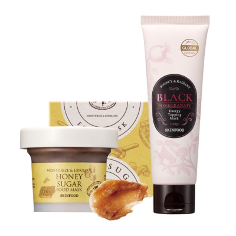 ハニーシュガーフードマスク×黒ザクロマスク セット