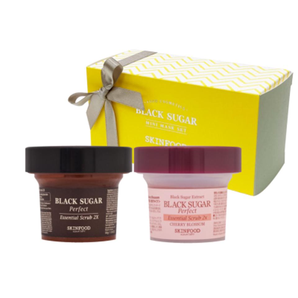 スクラブ２Xミニ セット ブラックシュガー×チェリーブロッサム