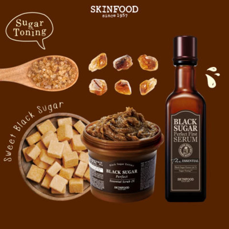 ブラックシュガーパーフェクトファーストセラム ザ・エッセンシャル＆2Xスクラブ セット