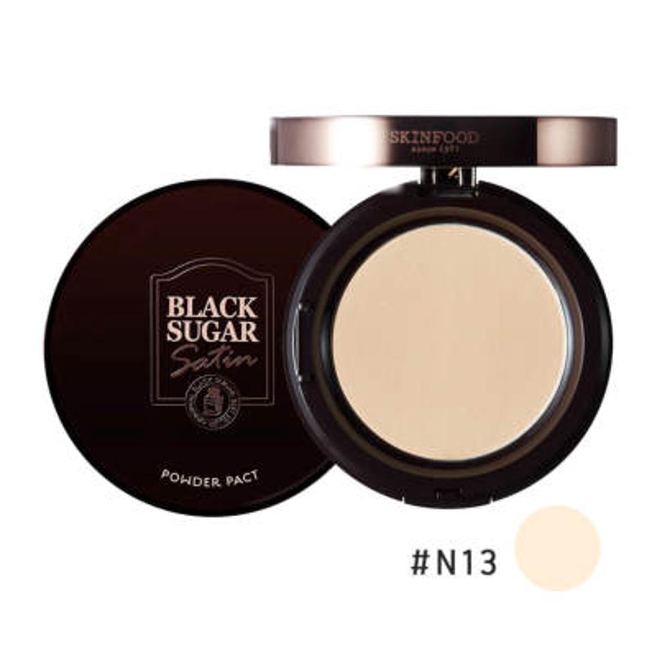 ブラックシュガー サテン パウダー パクト SPF25 PA++ #N13 10g