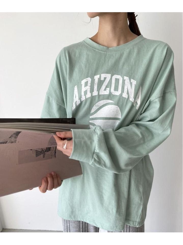 Via j(ヴィアジェイ) "ARIZONA"ロングTシャツ（via j）