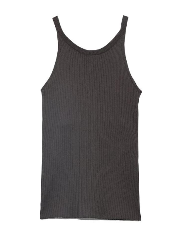 【emmi yoga】カップ付きサステナブルニットキャミ