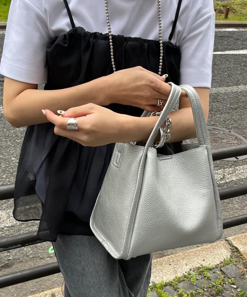 【ベストセラーアイテム】ミニショルダー付ソフトレザー調ミニバッグ
