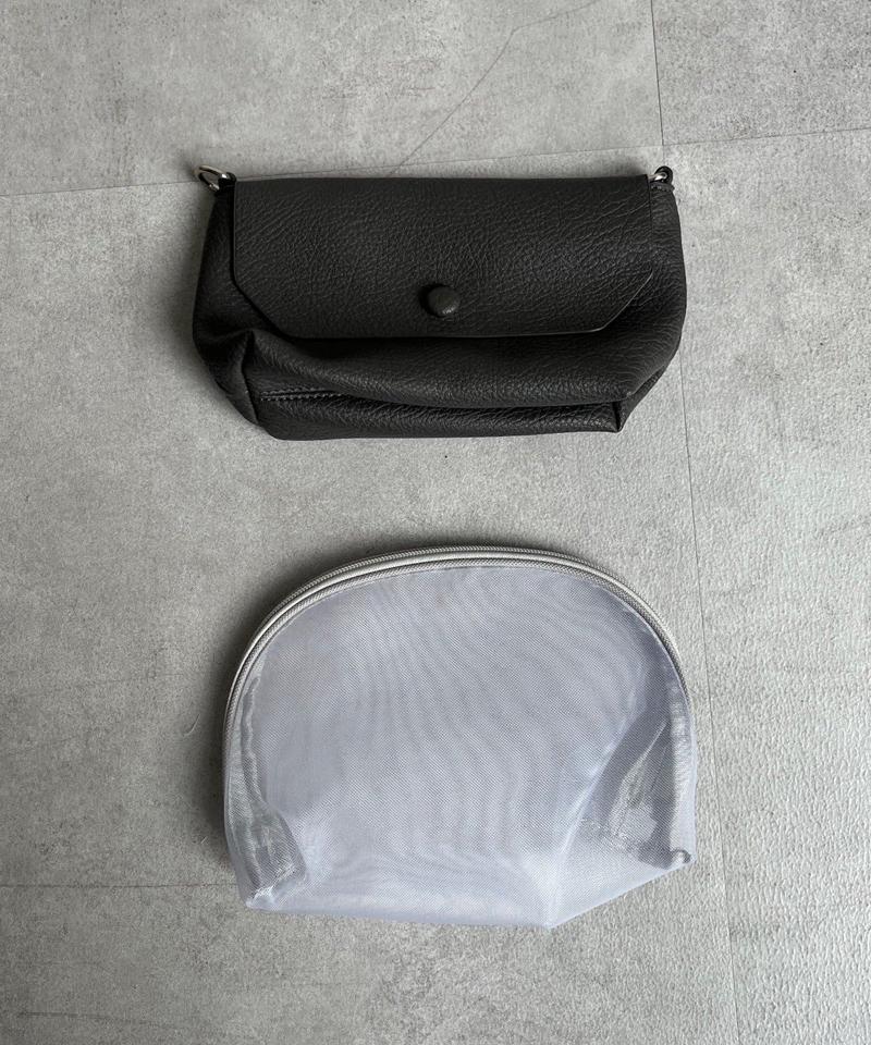 【ベストセラーアイテム/完売カラー再追加！】ミニショルダー付ソフトレザー調ミニバッグ