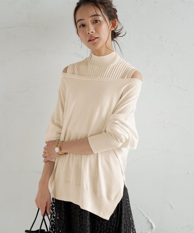 レイヤードニット