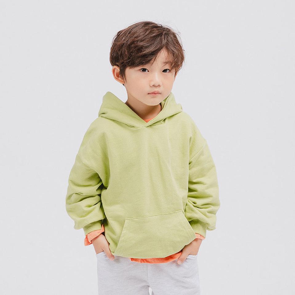 コットンTシャツ・u10938 キッズ【3~8才】【tops】【トップス Tシャツ　長袖 コットン 綿 単色 無地 シンプル ベーシック カジュアル ラフ 女の子 男の子 秋 冬 韓国 韓国子供服 子供 こども 子供服 こども服】【KIDS】