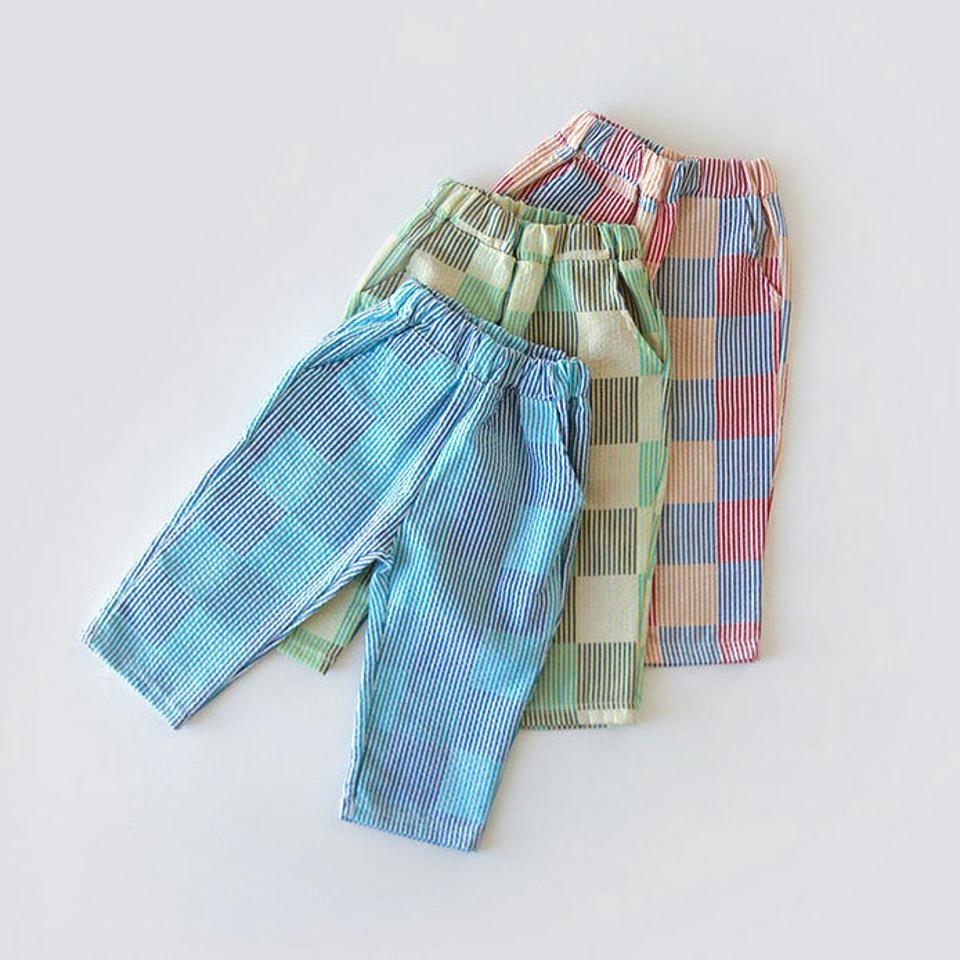 ミックスカラーボックスパンツ(junior)・u10948 キッズ【9~17才】【pt】【パンツ ズボン ロングパンツ 長ズボン ミックスカラー ボックス カジュアル ラフ 女の子 男の子 秋 冬 韓国 韓国子供服 子供 こども 子供服 こども服】【KIDS】