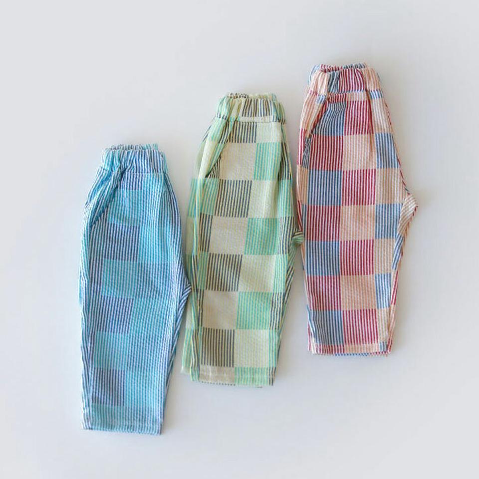 ミックスカラーボックスパンツ(junior)・u10948 キッズ【9~17才】【pt】【パンツ ズボン ロングパンツ 長ズボン ミックスカラー ボックス カジュアル ラフ 女の子 男の子 秋 冬 韓国 韓国子供服 子供 こども 子供服 こども服】【KIDS】