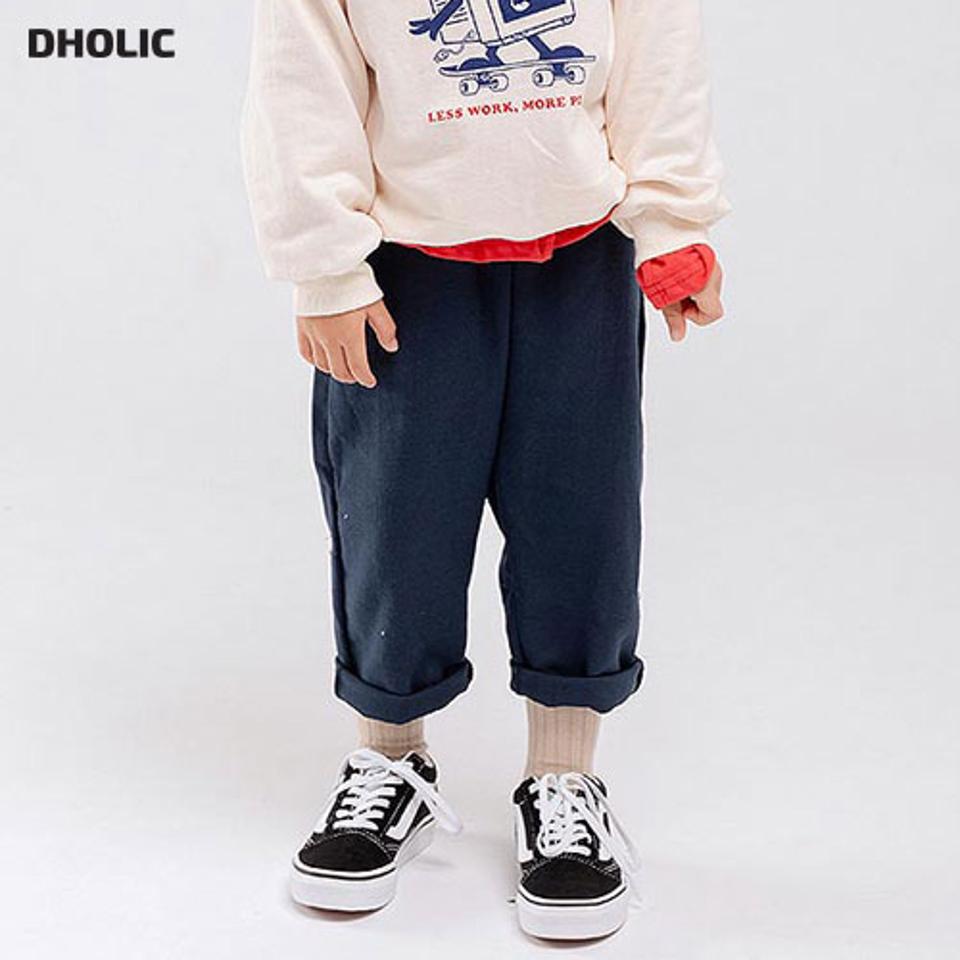 コットンポケットパンツ・u10954 キッズ【3~8才】【pt】【パンツ ズボン ロングパンツ 長ズボン コットン 綿 ポケット 単色 無地 シンプル カジュアル ラフ 女の子 男の子 秋 冬 韓国 韓国子供服 子供 こども 子供服 こども服】【KIDS】