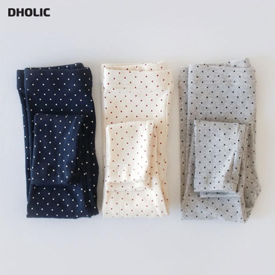 ドットレギンス(junior)・u10946 キッズ【9~17才】【pt】【レギンス パンツ ズボン ロングパンツ ドット柄 カジュアル ラフ 女の子 男の子 秋 冬 韓国 韓国子供服 子供 こども 子供服 こども服】【KIDS】