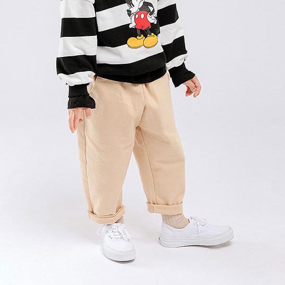 コットンポケットパンツ(junior)・u10953 キッズ【9~17才】【pt】【パンツ ズボン ロングパンツ コットン 綿 単色 無地 シンプル カジュアル ラフ 女の子 男の子 秋 冬 韓国 韓国子供服 子供 こども 子供服 こども服】【KIDS】