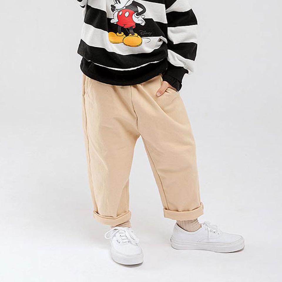 コットンポケットパンツ(junior)・u10953 キッズ【9~17才】【pt】【パンツ ズボン ロングパンツ コットン 綿 単色 無地 シンプル カジュアル ラフ 女の子 男の子 秋 冬 韓国 韓国子供服 子供 こども 子供服 こども服】【KIDS】