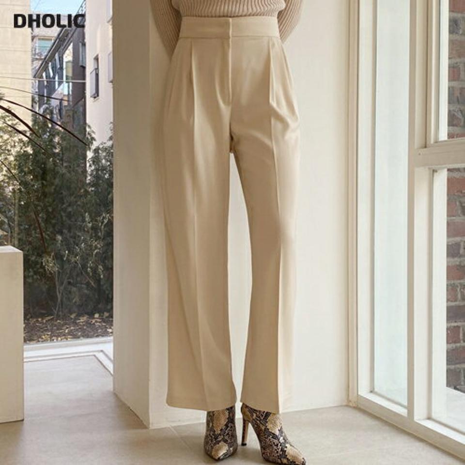 ポケットワイドスラックス・全3色・t61452 レディース 【pt】【韓国 ファッション ボトムス パンツ ロング タックワイド ワイド スラックス 10分丈 十分丈 ストレート ハイウエスト 無地 オフィス ルーズ カジュアル 秋 冬】