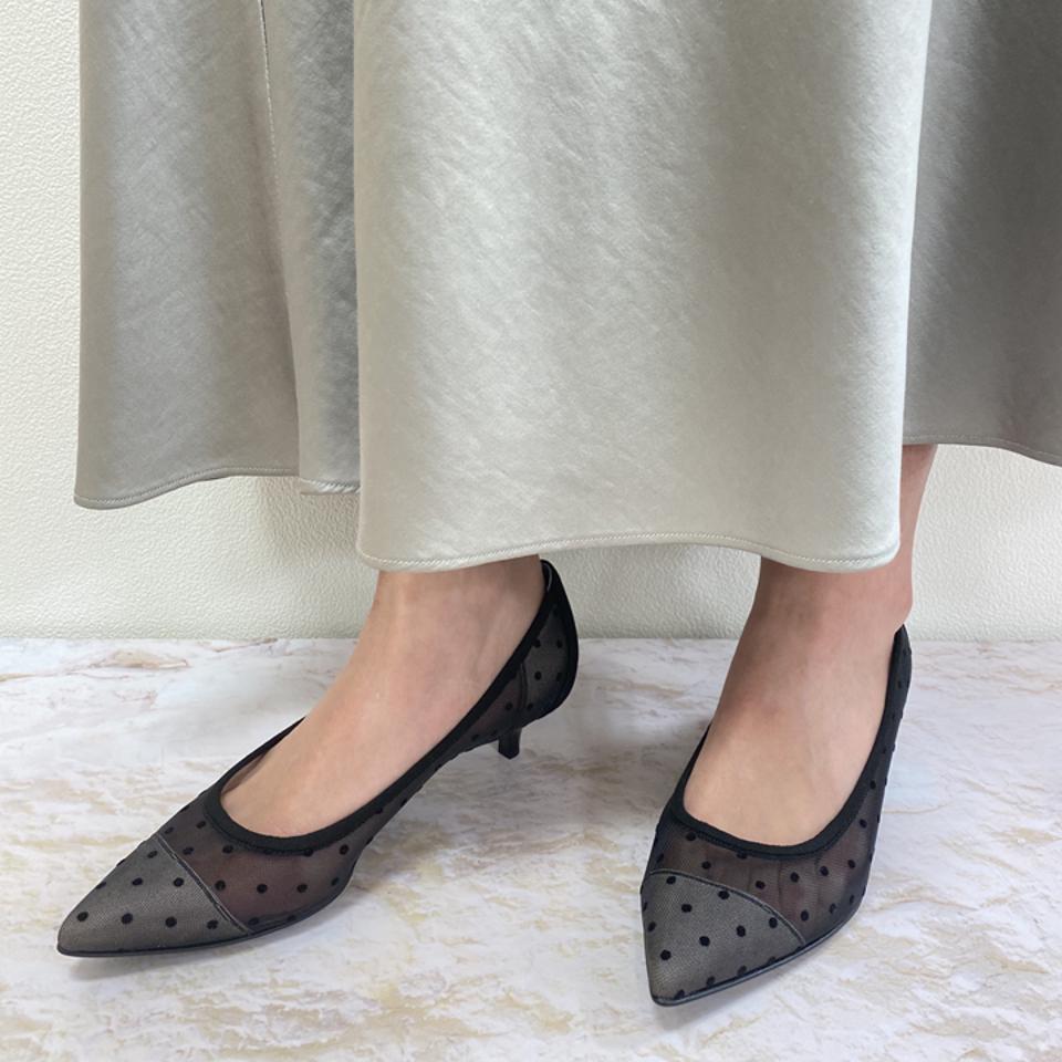 気負わずレディに☆キトゥンヒールパンプス