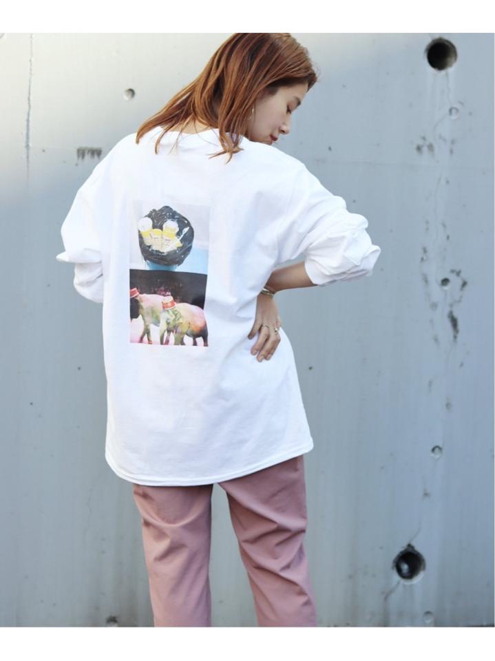 【SHOHEI TAKENAKA*JOURNAL STANDARD】フォトプリントロングスリーブ◆