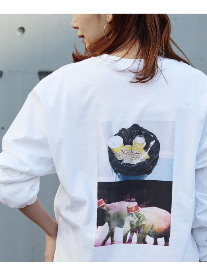 【SHOHEI TAKENAKA*JOURNAL STANDARD】フォトプリントロングスリーブ◆
