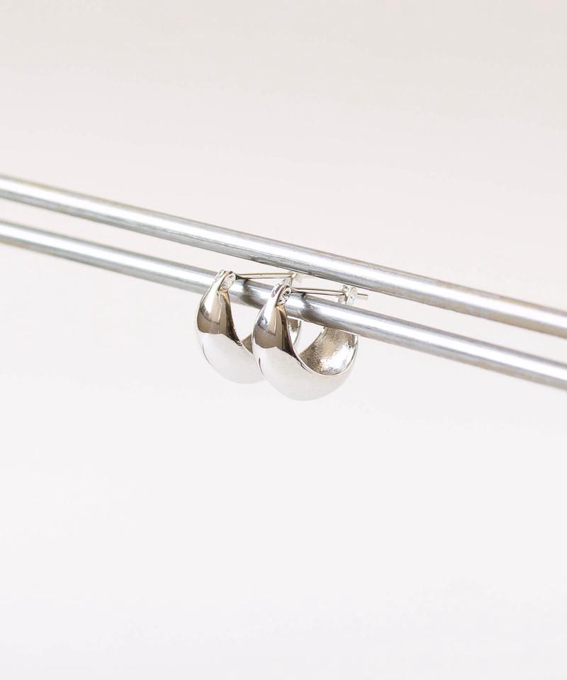 【閉店セール 20%OFF】ボリュームラウンドフープピアス1（S） ギフト 誕生日 お礼 プレゼント アクセサリー ジュエリー 人気 流行 おしゃれ ピアス ニッケルフリー