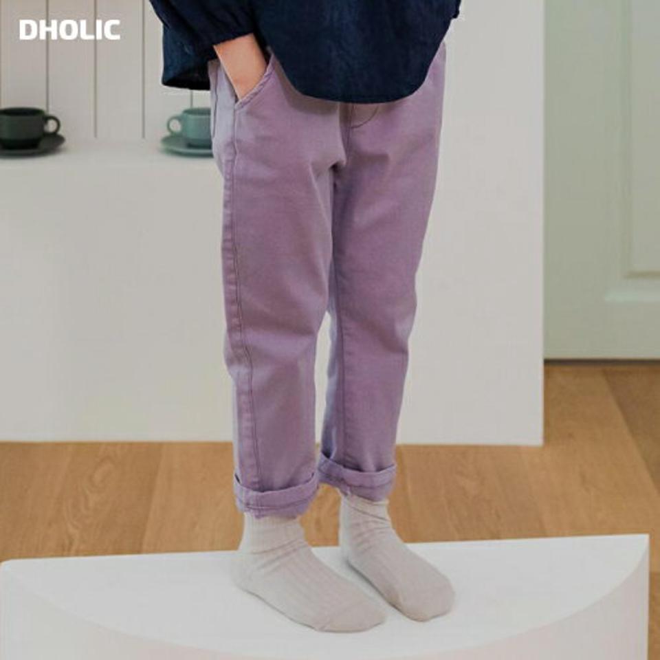 バックタグストレートパンツ・u10996 キッズ【3~8才】【pt】【パンツ ズボン ロングパンツ 長ズボン ストレート ストレートパンツ 単色 無地 シンプル カジュアル 女の子 男の子 秋 冬 韓国 韓国子供服 子供 こども 子供服 こども服】【KIDS】